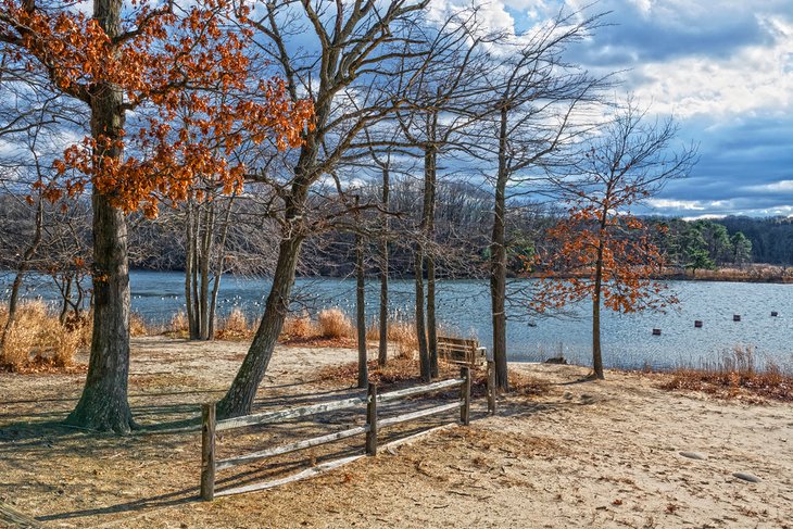 Hook's Creek Lake in Cheesquake State Park