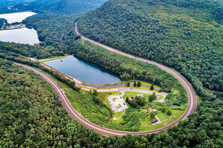 Horseshoe Curve in Altoona, PA