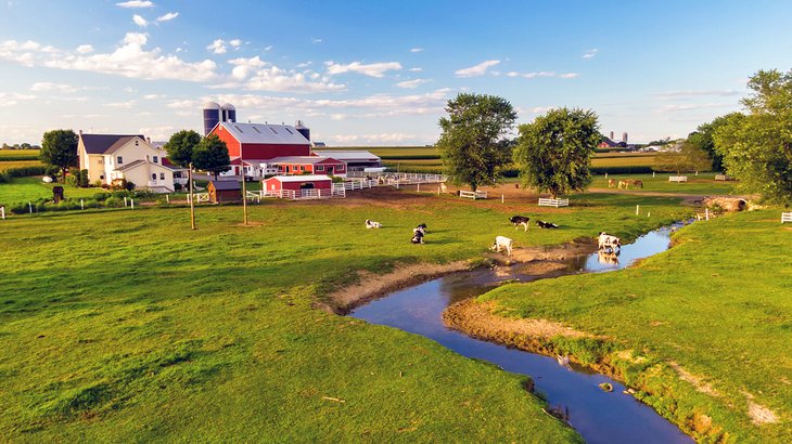 Traditional farm in Pennsylvania