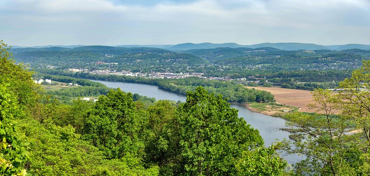 View over Williamsport, Pennsylvania