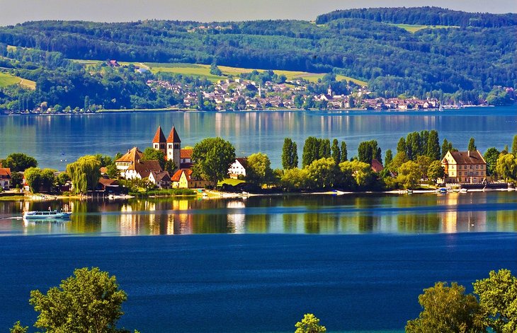 Reichenau Island in Lake Constance