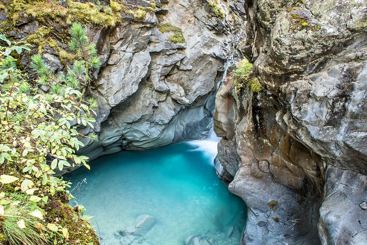 Waterfall in the Gorner Gorge