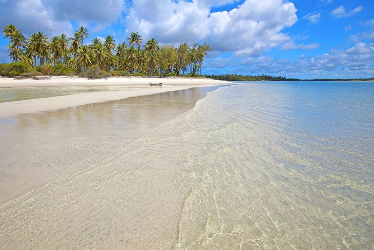 Pristine beach on Mafia Island