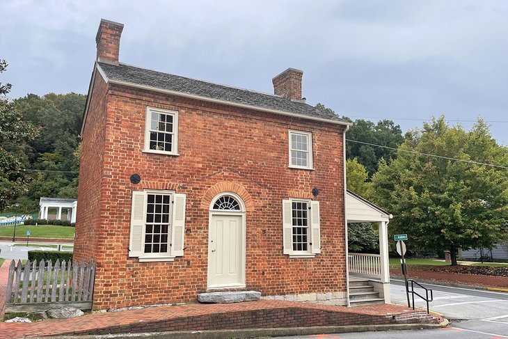 Historic building at the Andrew Johnson National Historic Site