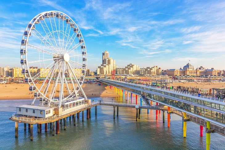 The Ferris Wheel & the pier at Scheveningen