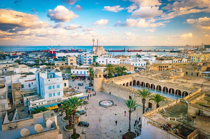 Sunset in Sousse, Tunisia