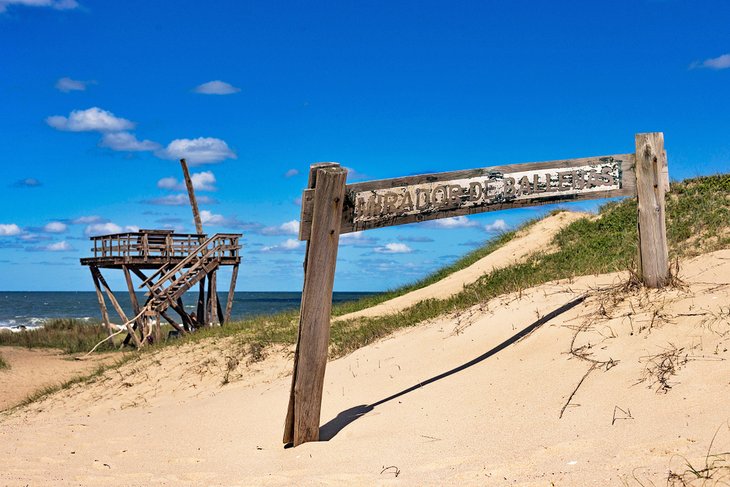 Whale observation tower at Santa Teresa National Park, Uruguay