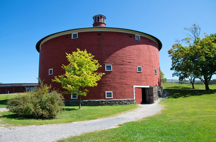 Historic barn at the Shelburne Museum