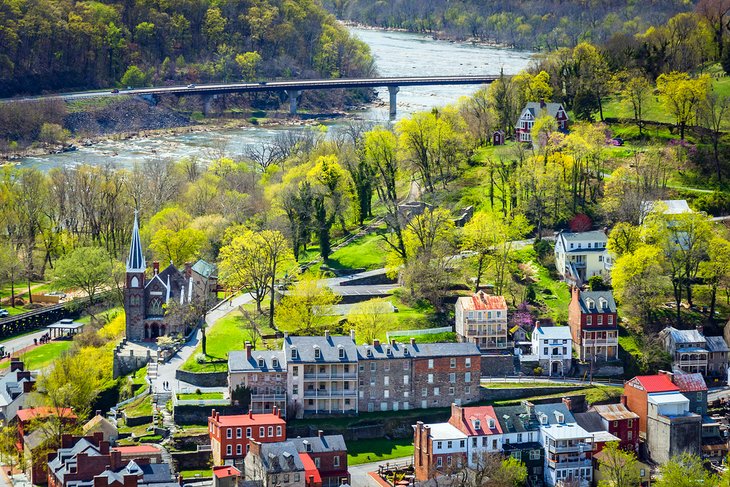 View of Harpers Ferry, West Virginia