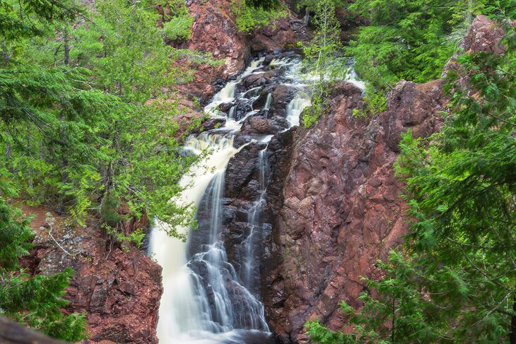 Brownstone Falls in Copper Falls State Park