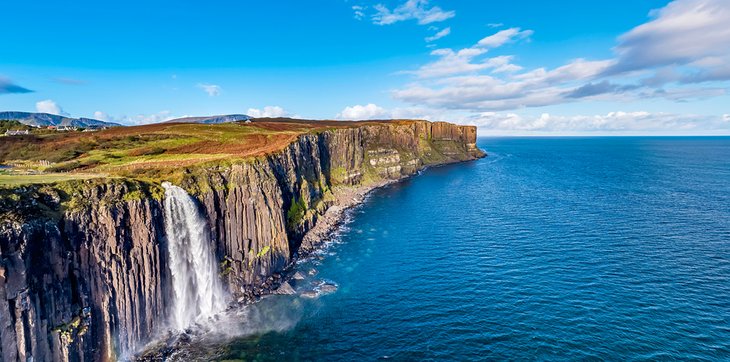 Kilt Rock waterfall, Isle of Skye, Scotland