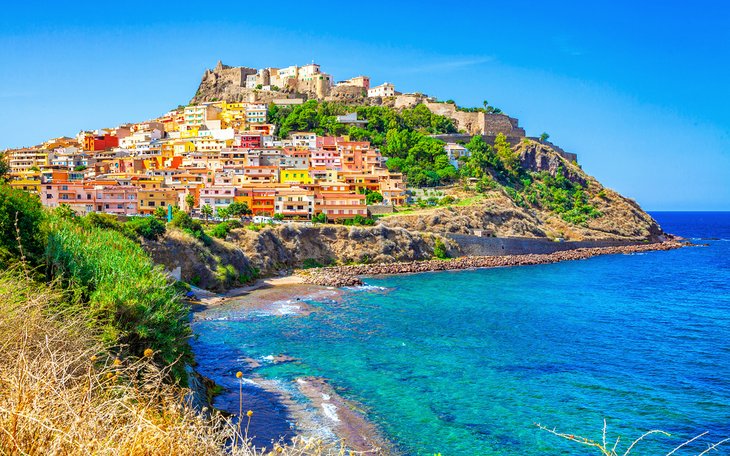 Castelsardo town on Sardinia