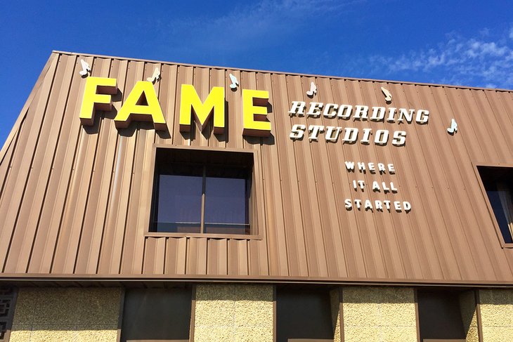 Fame Studios d'enregistrement à Muscle Shoals