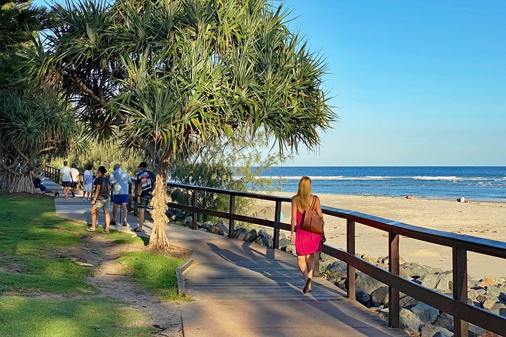 Author, Karen Hastings, on the Caloundra Coastal Walk