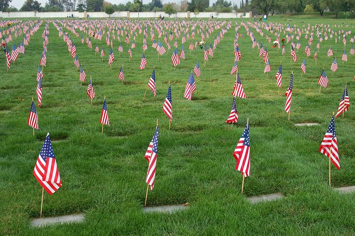 Veteran's Day at the Riverside National Cemetery