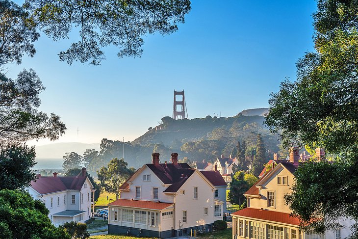 Golden Gate Bridge from Cavallo Point and Fort Baker National Park