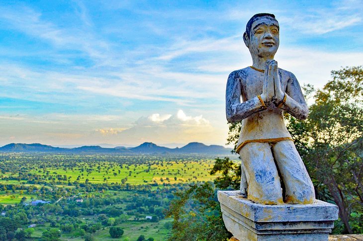 View from Phnom Sampeau Temple
