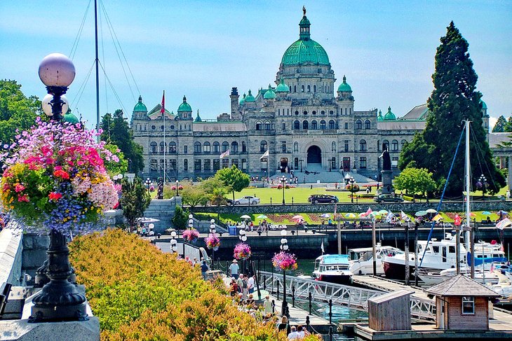 Parliament Buildings in Victoria, British Columbia