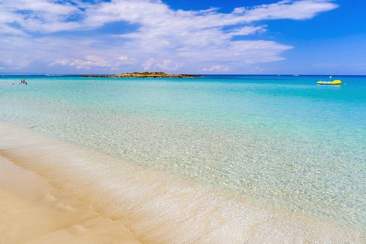 Beautiful beach in Protaras