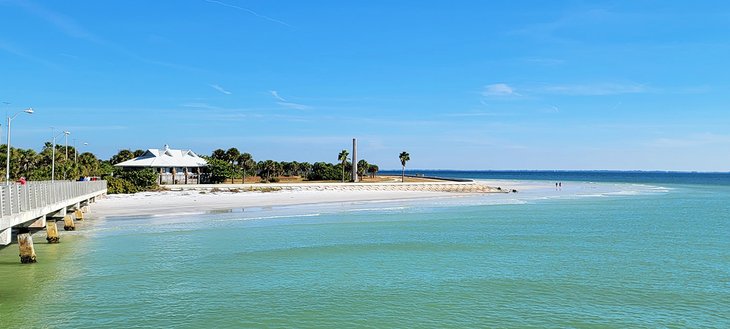 View from the pier at Fort De Soto Park