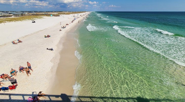 Navarre Beach from the pier