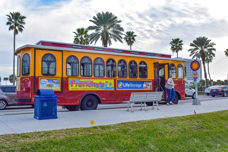 Jolley Trolley in Clearwater Beach