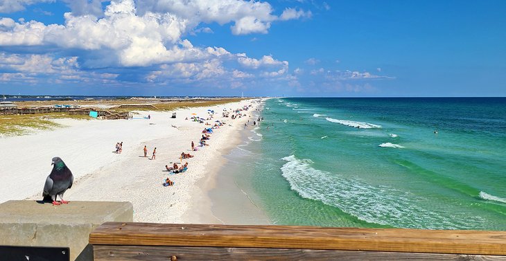 View from the Navarre Beach Fishing Pier