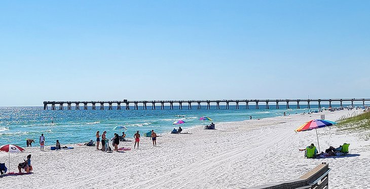 Fishing pier seen from East Beach