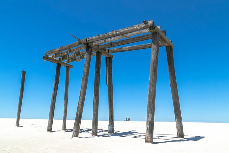 Old pier at Camp Helen State Park