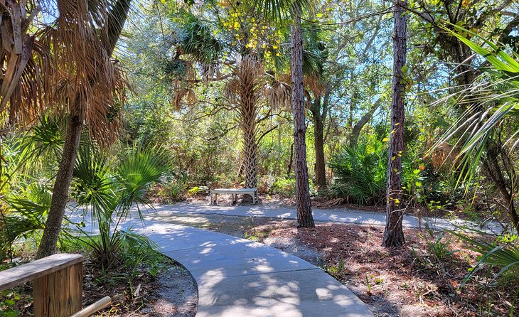 Walking trail at Weedon Island Preserve