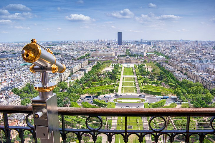 View of Paris from the Eiffel Tower