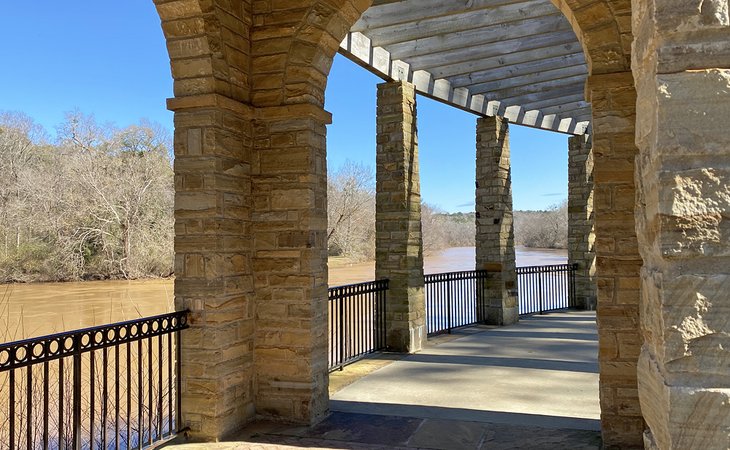 View over the Ocmulgee River from Amerson River Park