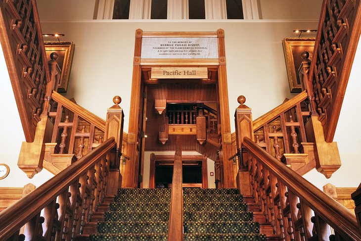 The entrance to the Bishop Museum in Honolulu