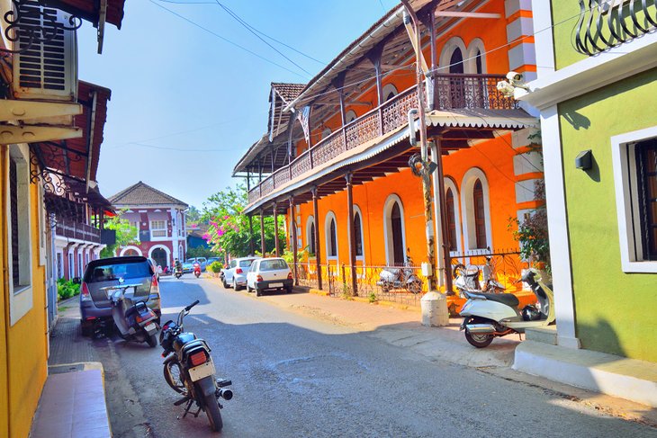 Colorful buildings in Fontainhas