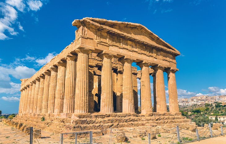 Temple of Concordia in the Valley of Temples, Agrigento, Sicily