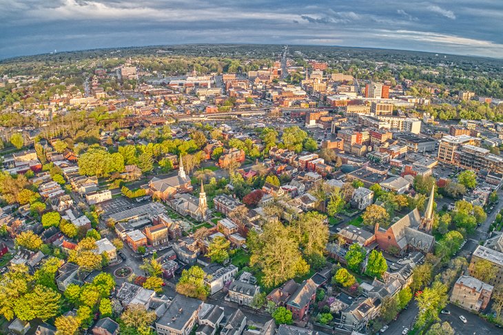 Aerial view of Schenectady