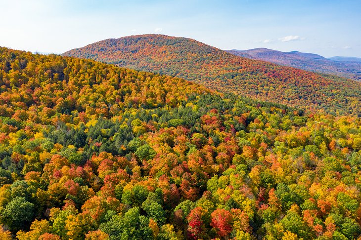 Fall colors in Catskill Park