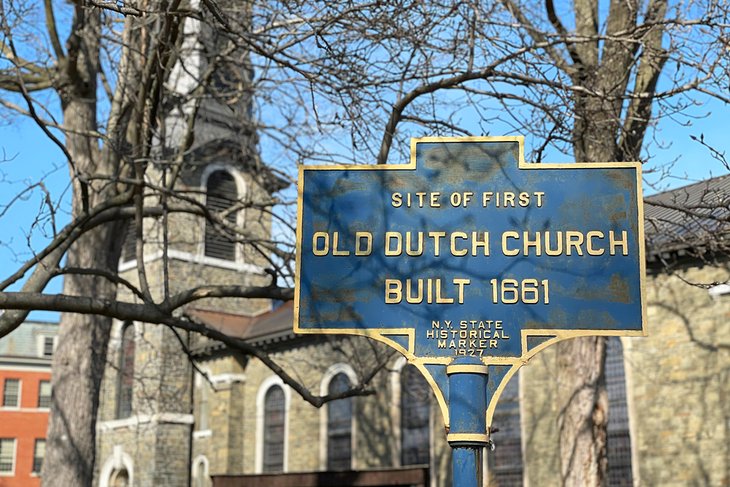 Old Dutch Church in Kingston's Uptown Historic District