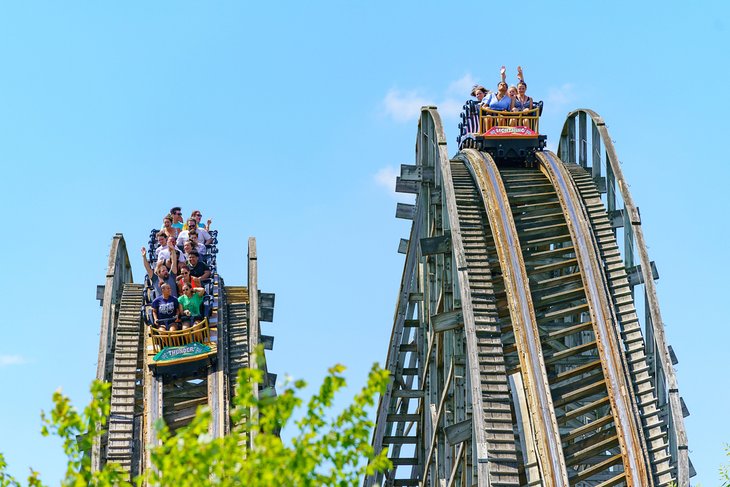 Rollercoasters at Hershey Park