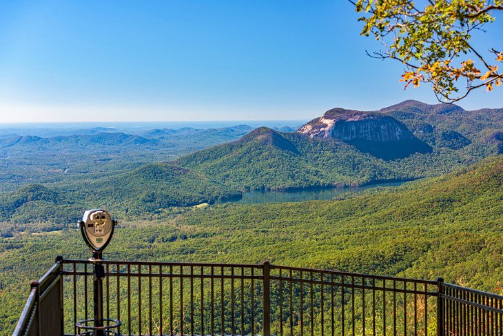 Spectacular view from Caesars Head State Park, South Carolina