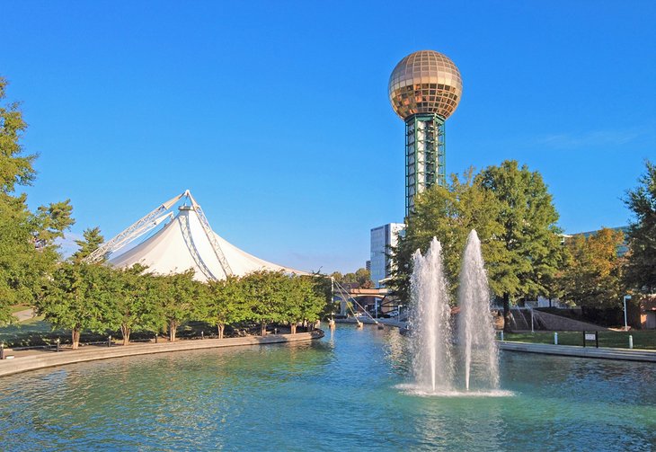 Knoxville's iconic Sunsphere Tower