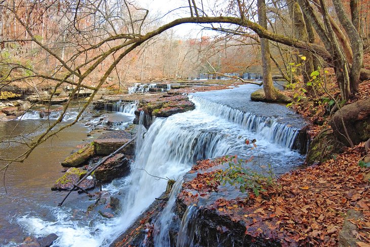 Waterfalls at Old Stone Fort State Archaeological Park