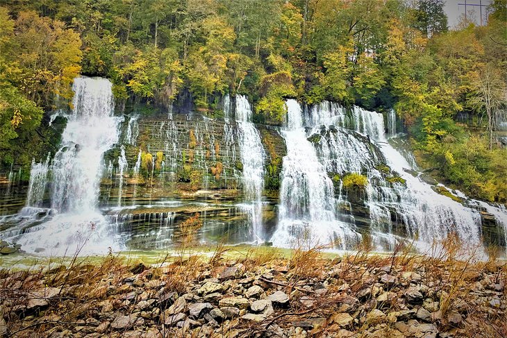 Twin Falls at Rock Island State Park