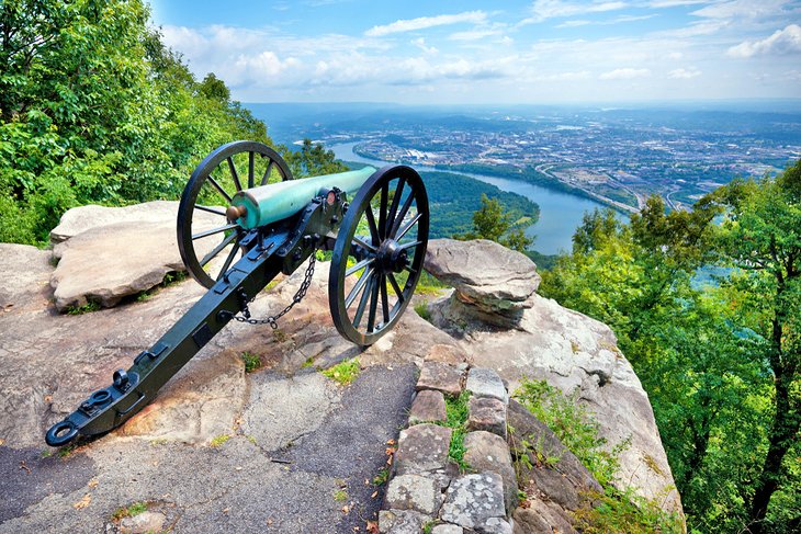 View of Chattanooga from Lookout Mountain