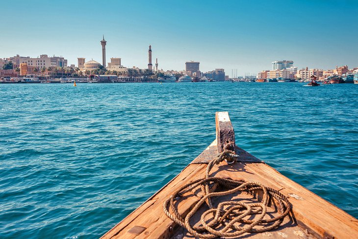 Abra ride on Dubai Creek