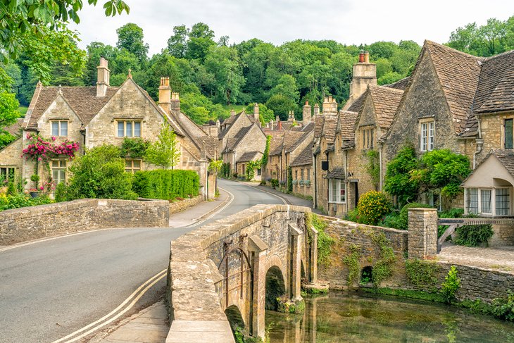 Village of Castle Combe in the Cotswolds