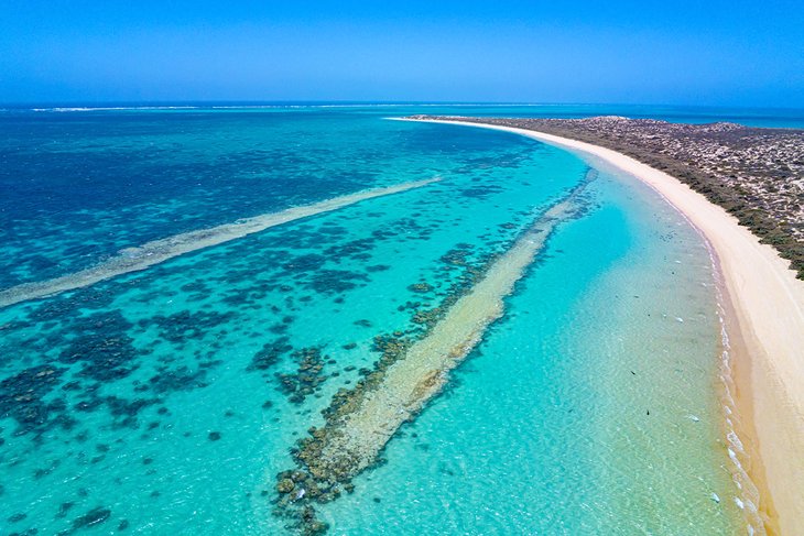 Aerial view of Ningaloo Reef