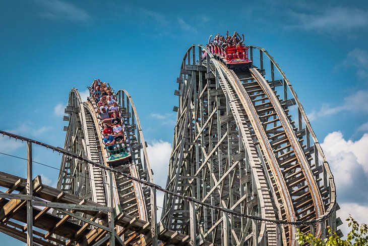 Rollercoasters at HersheyPark