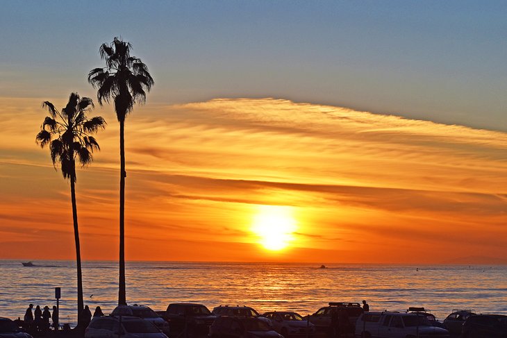Sunset at Doheny State Beach