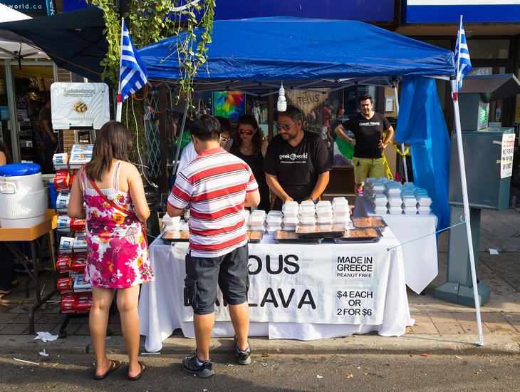  Greek food in The Danforth | mikecphoto / Shutterstock.com